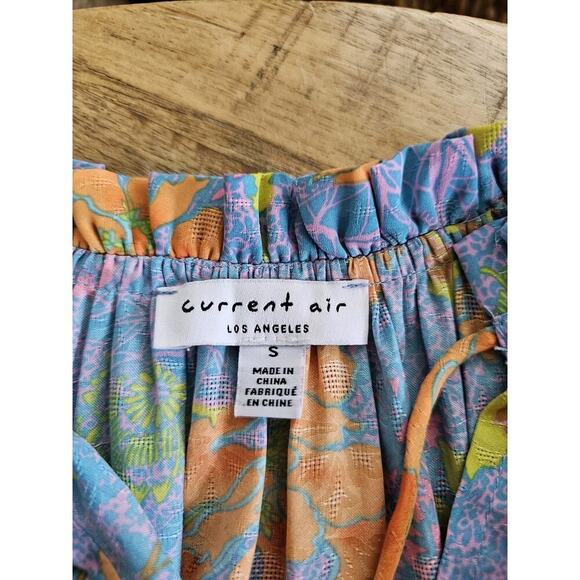 Current Air Anthropologie Smocked Waist Mini Dress Women's Size S - Picture 7 of 11